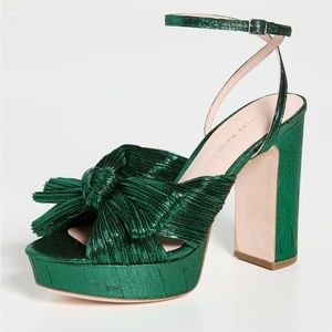 Loeffler Randall Natalia Emerald Platform Bow Heel, 8.5